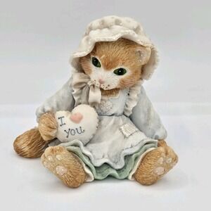 Calico Kittens‎ "Love Is The Heart Of Friendship" Cat With Heart  1993 Vintage